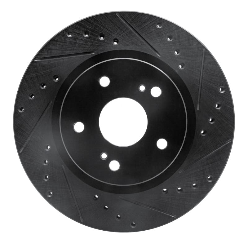 R1 Concepts — R1 06-17 Suzuki Grand Vitara (Mexico) Front Right Drilled & Slotted Black Brake Rotor
R1 Brake Rotor Drill
