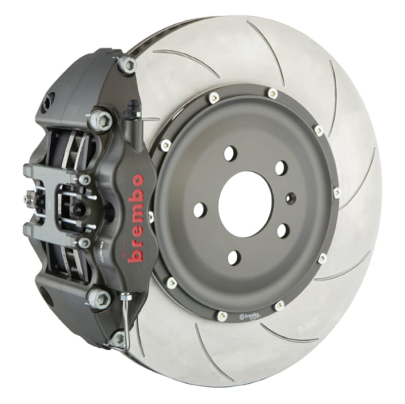 Brembo — Brembo 08-16 R8 PISTA Front Race BBK 6 Piston Forged380x34x6 5a 2pc Rotor T5-Clear HA