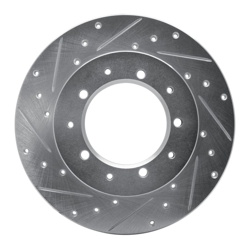 R1 Concepts — R1 74-16 Land Rover Range Rover Rear Left Drilled & Slotted Silver Brake Rotor
R1 Brake Rotor Drill