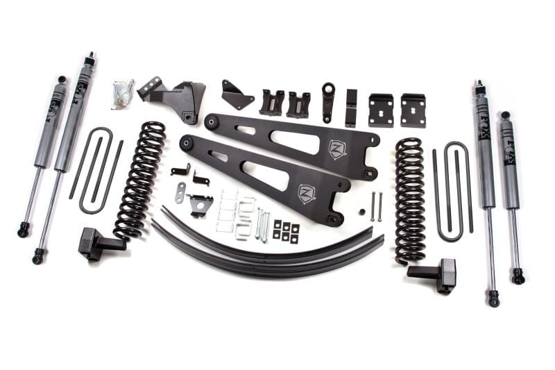 Zone Offroad — Zone Offroad 11-14 Ford F250/F350 Super Duty 4WD Diesel 6In Lift Kit w/ Radius Arms