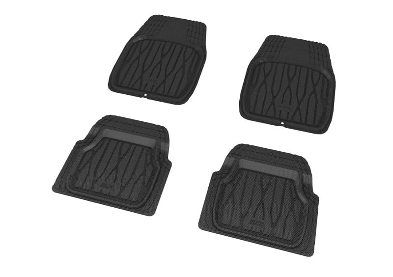3D MAXpider — 3D MAXpider 777-1 Universal Kagu Black Mat 4pcs (Size: L Front L 28in x W 21in Rear L 20in x 21in)
Floor Mat Set