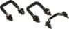 Kentrol — Kentrol 55-86 Jeep Windshield Tie Down Kit CJ - Powdercoat Black