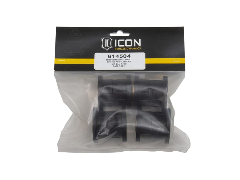 ICON — ICON 58450 / 58451 Replacement Bushing & Sleeve Kit
UCA BUSHING KIT