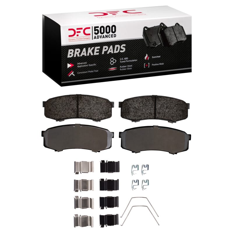 DFC — DFC 93-24 Lexus LX450 Rear 5000 Advanced Ceramic Brake Pads and Hardware Kit
DFC Brake Pad Set