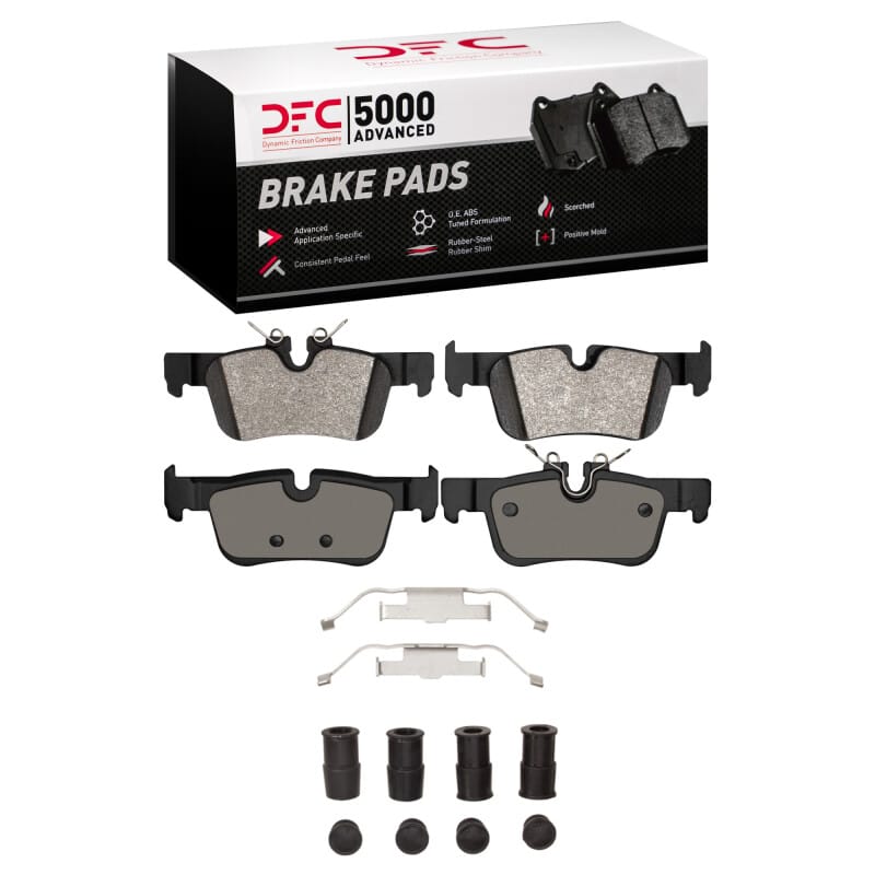 DFC — DFC 14-25 BMW i3 Rear 5000 Advanced Low Metallic Brake Pads and Hardware Kit
DFC Brake Pad Set