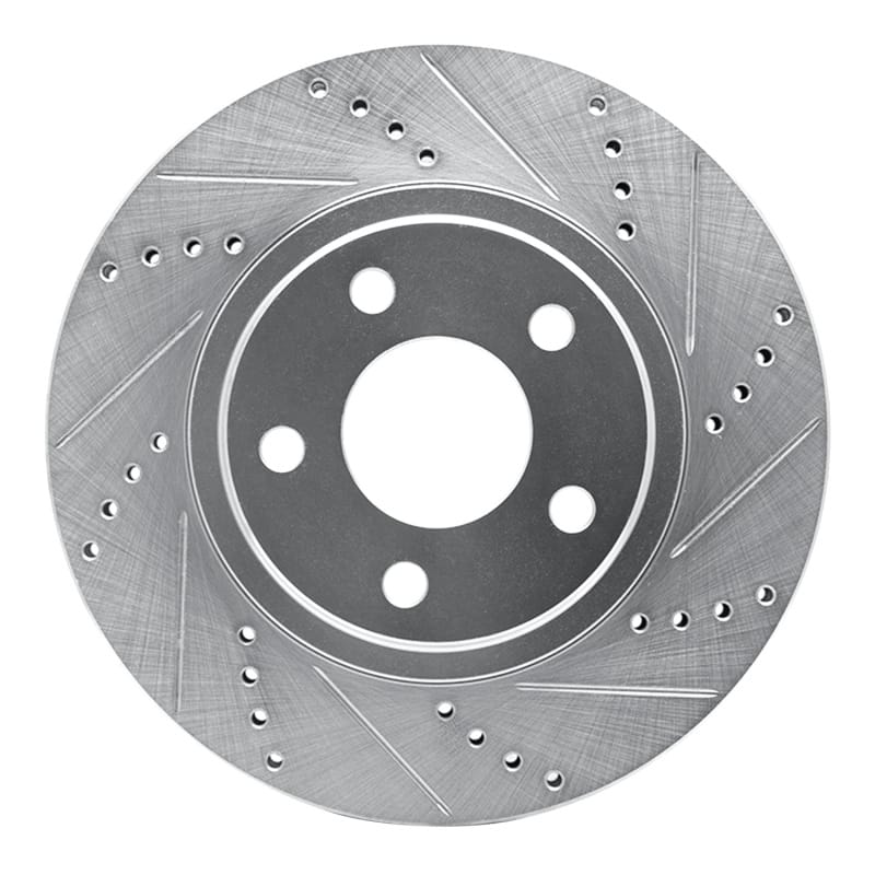 R1 Concepts — R1 97-05 Buick Riviera Front Right Drilled & Slotted Silver Brake Rotor
R1 Brake Rotor Drill