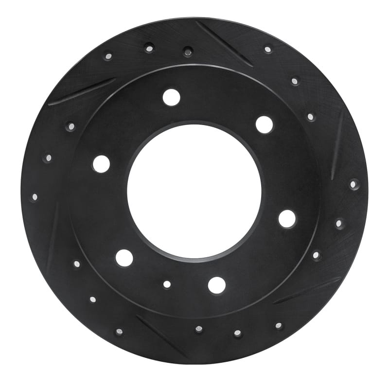 R1 Concepts — R1 88-95 Isuzu AMIGO Rear Right Drilled & Slotted Black Brake Rotor
R1 Brake Rotor Drill