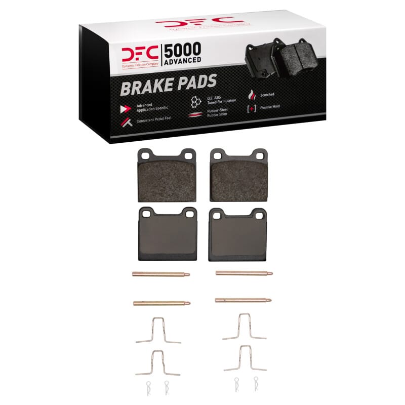 DFC — DFC 67-91 Mercedes-Benz 350SDL Rear 5000 Advanced Low Metallic Brake Pads and Hardware Kit
DFC Brake Pad Set