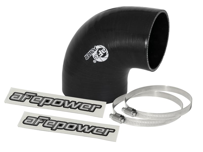 aFe — aFe Magnum FORCE Intake Coupling Kit (3-1/2 IN to 3 IN ID x 90 Deg.) Elbow Reducing Coupler - Black
Intake Coupling Kit