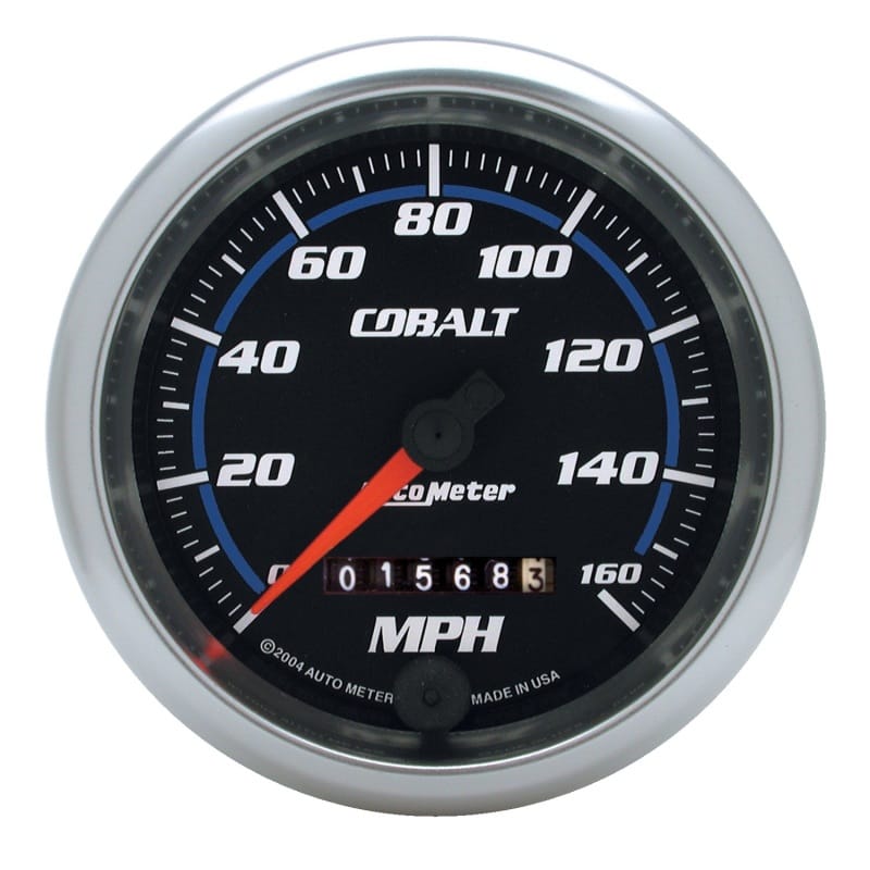AutoMeter — AutoMeter Gauge Speedometer 3-3/8in. 160MPH Mechanical Cobalt
GA 3.4" SPD MECH CB