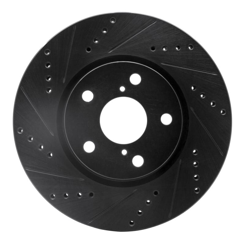 R1 Concepts — R1 06-15 Lexus GS300 Right Front Drilled & Slotted Black Brake Rotor
R1 Brake Rotor Drill