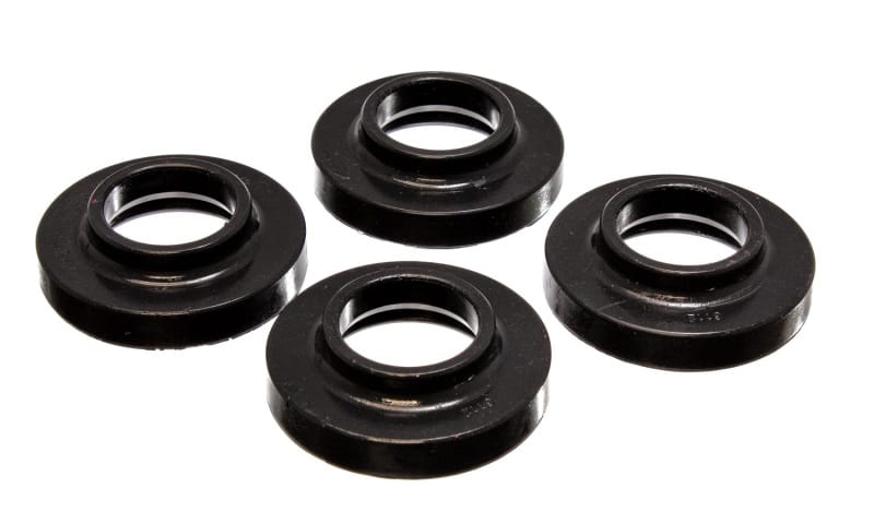 Energy Suspension — Energy Suspension 97-06 Jeep Wrangler TJ / 84-01 Cherokee Black Fr/Rear Coil Lift Isolator Set of 4
CoilSprngInsulator
