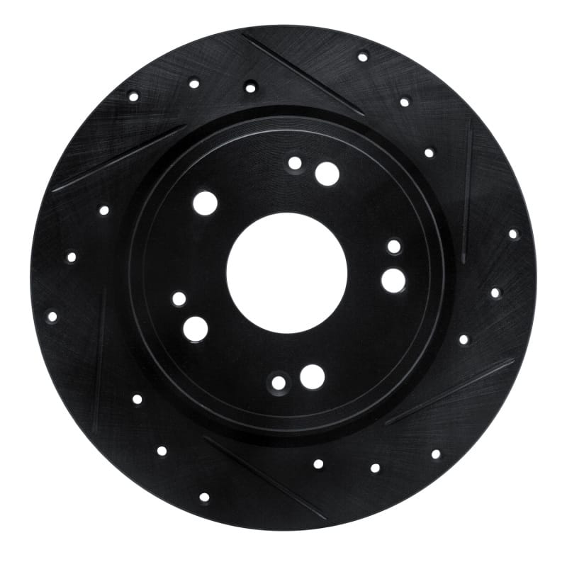 R1 Concepts — R1 16-16 Honda CR-Z Rear Right Drilled & Slotted Black Brake Rotor
R1 Brake Rotor Drill