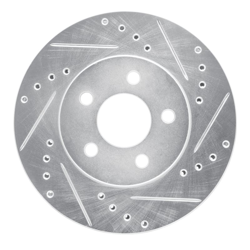 R1 Concepts — R1 86-90 Chrysler Town & Country Front Right Drilled & Slotted Silver Brake Rotor
R1 Brake Rotor Drill