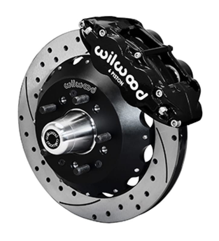 Wilwood — Wilwood 65-68 Chevrolet Impala W/ Drum Spindle FNSL6R - 12.88 inch Venter GT Rotor Drilled