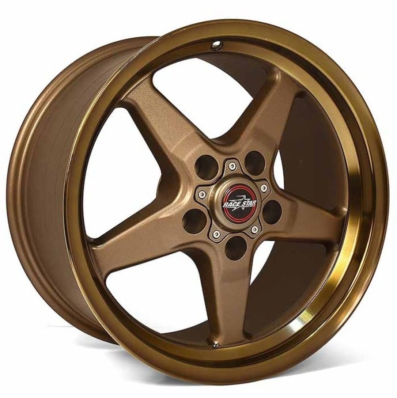 Race Star — Race Star 92 Drag Star Bracket Racer 17x9.5 5x4.75BC 6BS Bronze Wheel