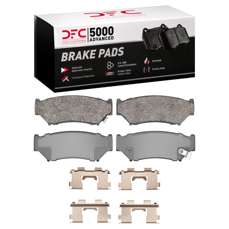 DFC — DFC 91-04 Geo Tracker Front 5000 Advanced Semi Metallic Brake Pads and Hardware Kit
DFC Brake Pad Set