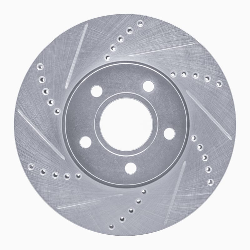 R1 Concepts — R1 12-18 Ford Focus Front Left Drilled & Slotted Silver Brake Rotor
R1 Brake Rotor Drill