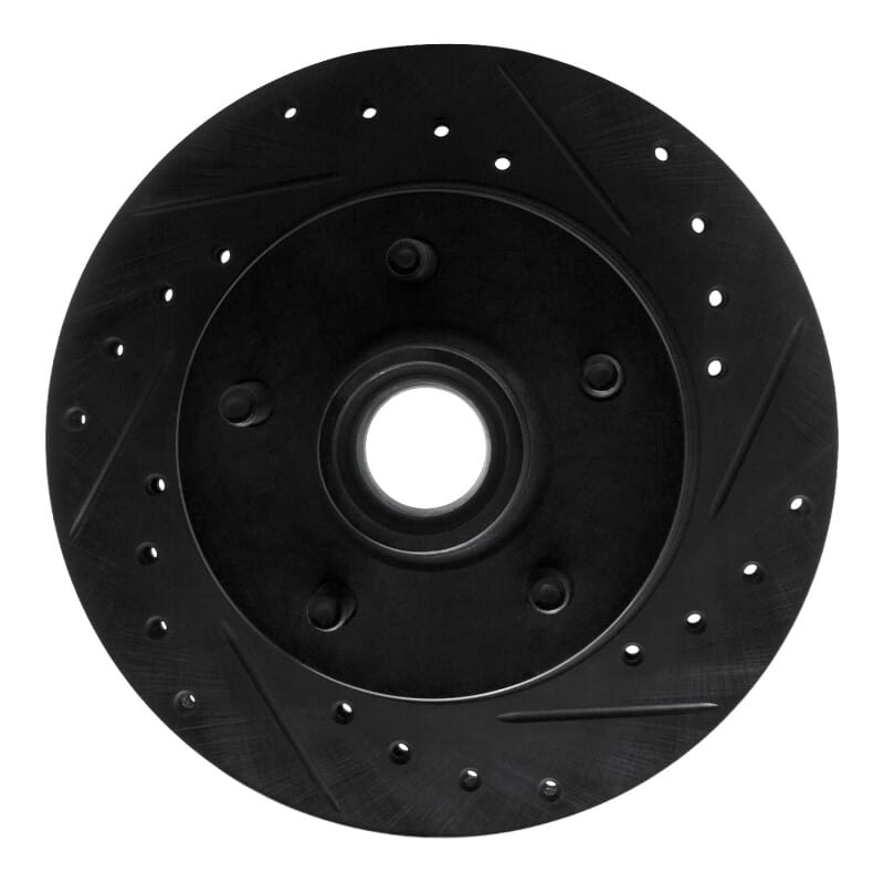 R1 Concepts — R1 83-97 Ford AEROSTAR Front Right Drilled & Slotted Black Brake Rotor
R1 Brake Rotor Drill