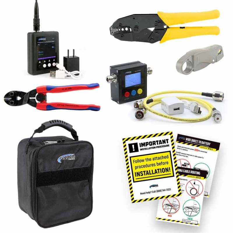 Rugged Radios — Rugged Radios Technician Tool Kit with Carrying Bag