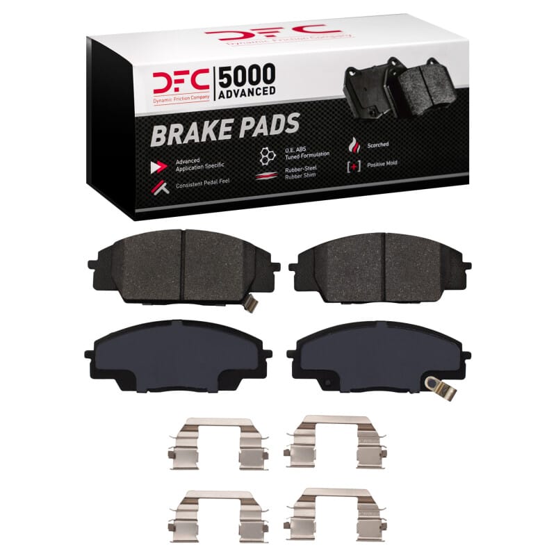 DFC — DFC 00-10 Acura RSX Front 5000 Advanced Low Metallic Brake Pads and Hardware Kit
DFC Brake Pad Set