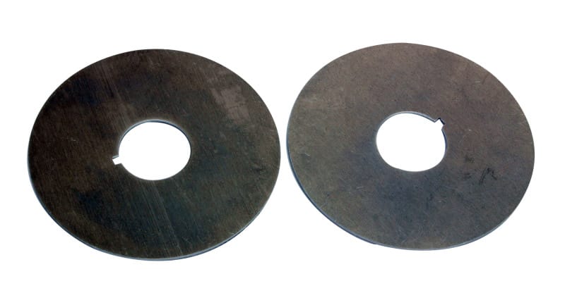 Moroso — Moroso Belt Guide - 3.5in x .062in - Aluminum - 2 Pack