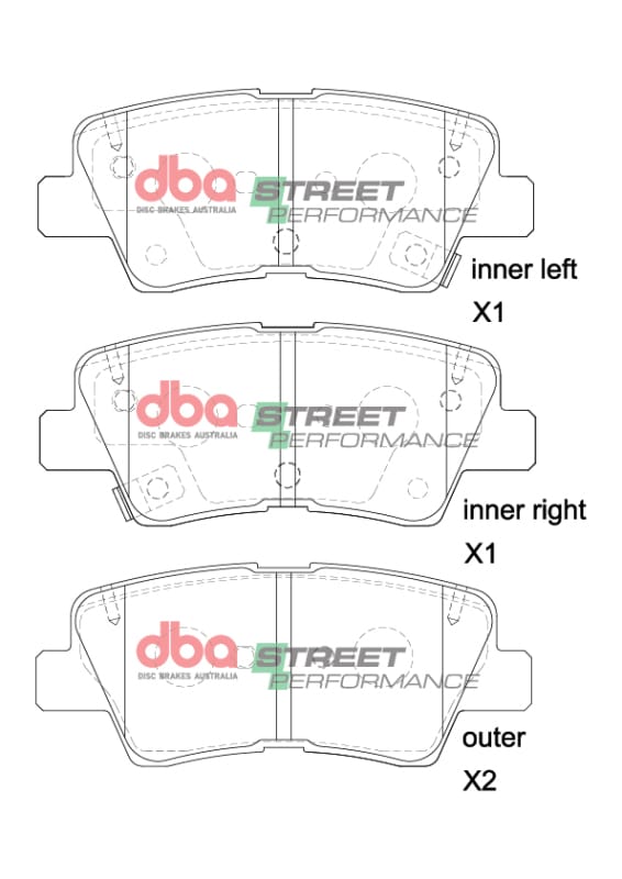 DBA — DBA 13-16 Hyundai Elantra GT SP Performance Rear Brake Pads
Brake Pad
