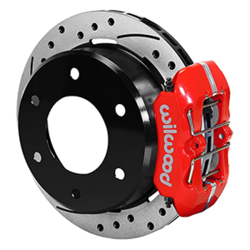 Wilwood — Wilwood 63-87 C10/C15 DynaPro FDPLP Red Calipers 11in x .81in D/S Rotors 6-Lug Rear Disc Brake Kit