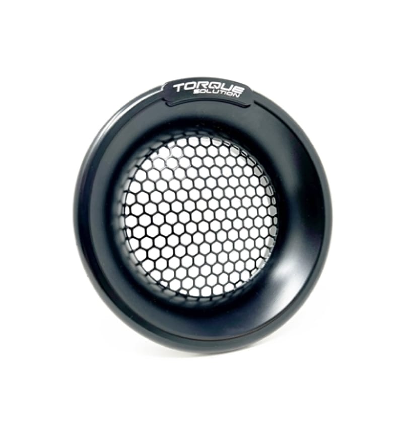 Torque Solution — Torque Solution Billet Turbo Velocity Stack Shield For 4in Inlet - Black
