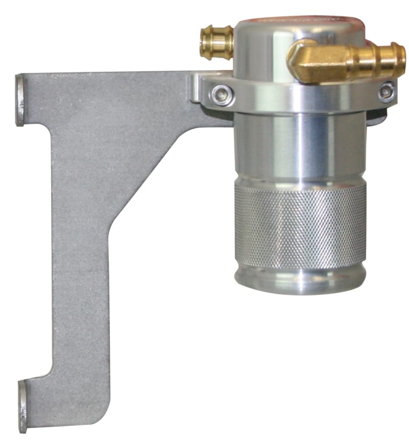 Moroso — Moroso 12-18 Jeep 3.6L JK Air/Oil Separator Catch Can - Small Body - Billet Aluminum