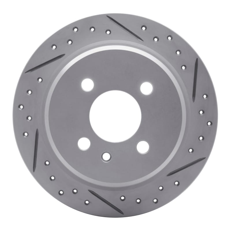 R1 Concepts — R1 84-91 BMW 325Ix Rear Right Drilled & Slotted Geo-Carbon Rotor