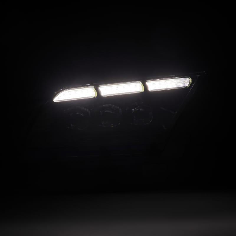 AlphaRex — AlphaRex 13-14 Ford Mustang NOVA-Series LED Projector Headlights Blk w/Activ Lght & Seq.Sig / SB DRL
Projector Headlights