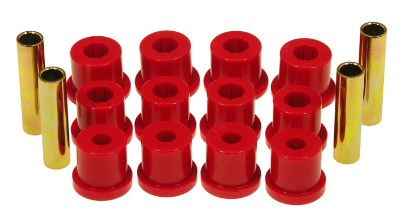 Prothane — Prothane 64-69 AMC 1.5 OD Spring & Shackle Bushings - Red
SPRING/SHACKLE BUSH