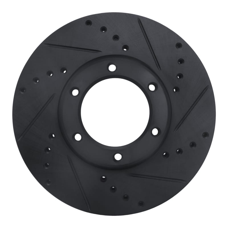 R1 Concepts — R1 89-93 Toyota Pickup Front Right Drilled & Slotted Black Brake Rotor
R1 Brake Rotor Drill