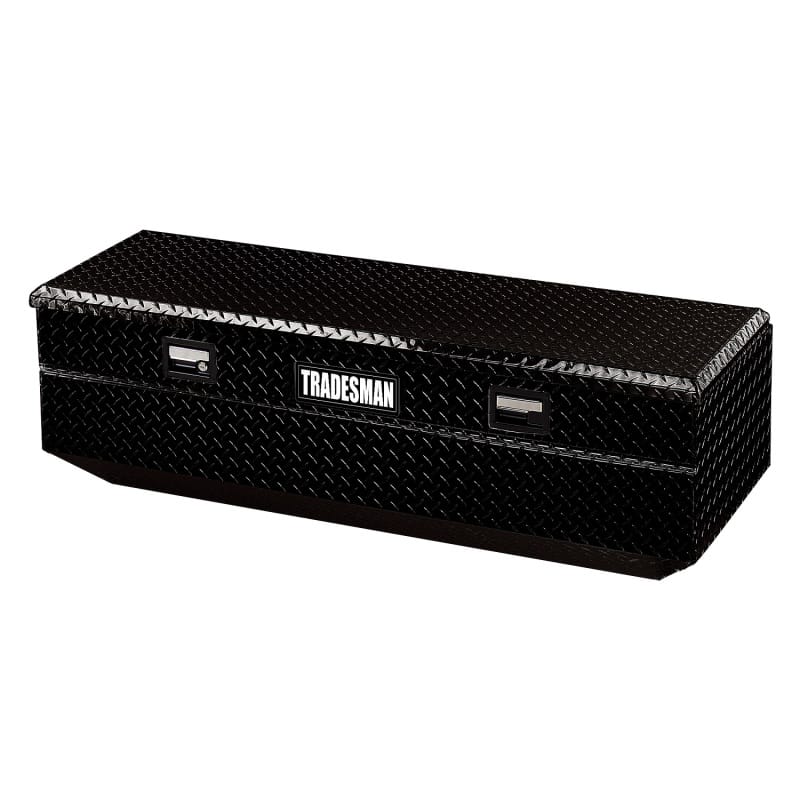 Tradesman — Tradesman Aluminum Flush Mount Truck Tool Box (48in.) - Black