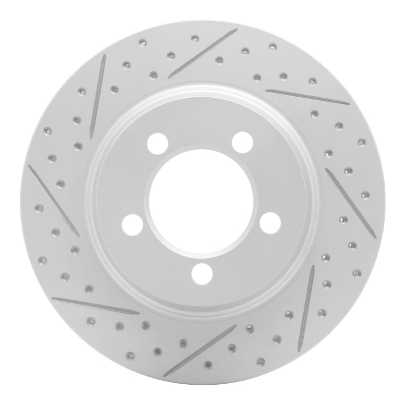 R1 Concepts — R1 67-67 Ford Galaxie 500 Front Left Drilled & Slotted Geo-Carbon Rotor