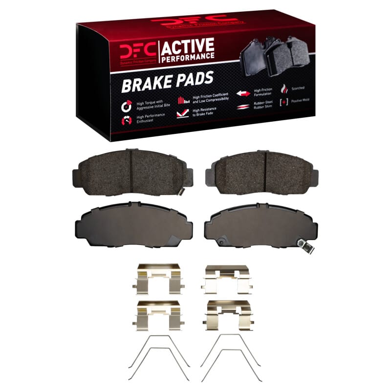 DFC — DFC 99-14 Acura CL Front Active Performance Pads and Hardware Kit
DFC Brake Pad Set