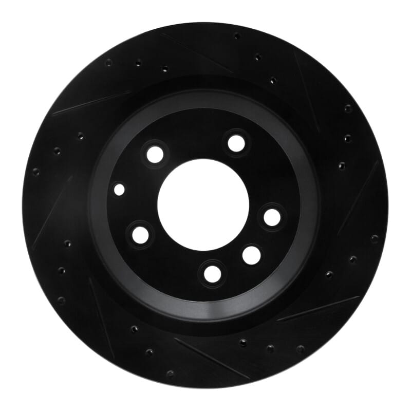 R1 Concepts — R1 05-18 Porsche Cayenne Rear Right Drilled & Slotted Black Brake Rotor
R1 Brake Rotor Drill