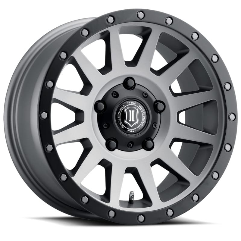 ICON — ICON Compression 17x8.5 5x150 25mm Offset 5.75in BS 110.1mm Bore Titanium Wheel
COMPRESSION WHEEL