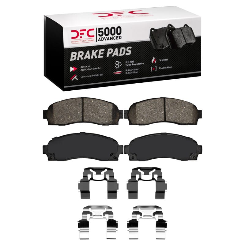DFC — DFC 03-05 Ford Explorer Sport Front 5000 Advanced Ceramic Brake Pads and Hardware Kit
DFC Brake Pad Set