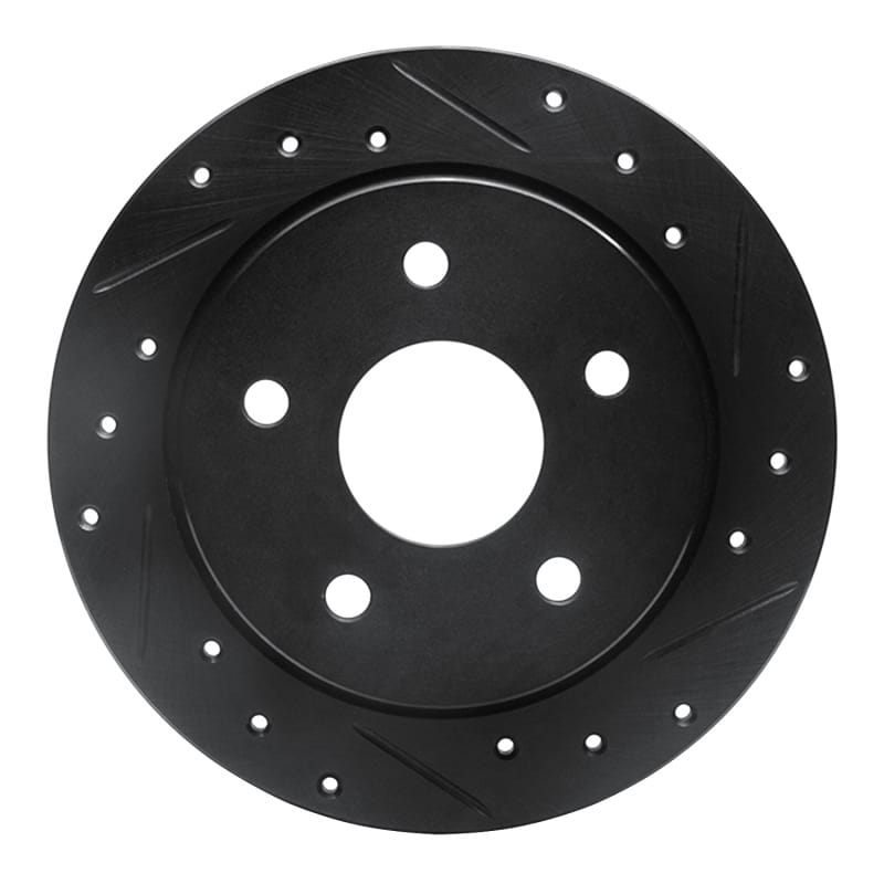 R1 Concepts — R1 88-89 Merkur SCORPIO Rear Right Drilled & Slotted Black Brake Rotor
R1 Brake Rotor Drill