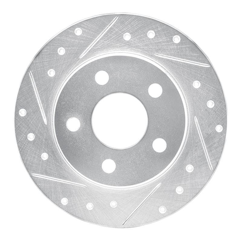 R1 Concepts — R1 93-05 Ford Taurus SHO Rear Left Drilled & Slotted Silver Brake Rotor
R1 Brake Rotor Drill