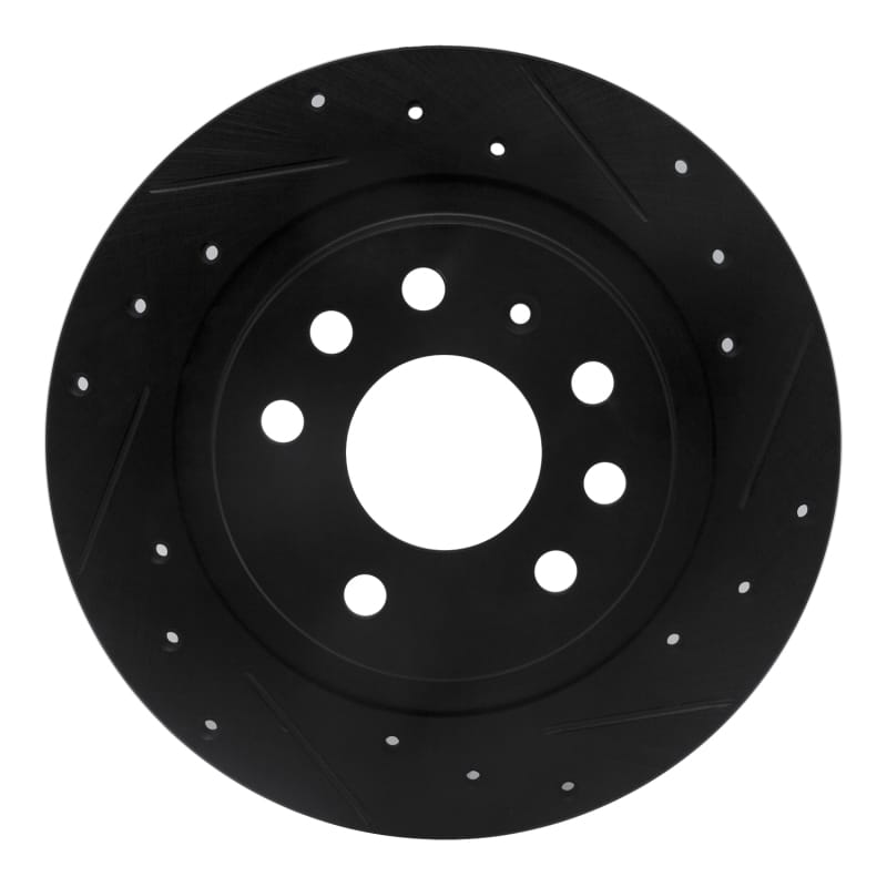 R1 Concepts — R1 03-11 Cadillac BLS (Mexico) Rear Right Drilled & Slotted Black Brake Rotor
R1 Brake Rotor Drill