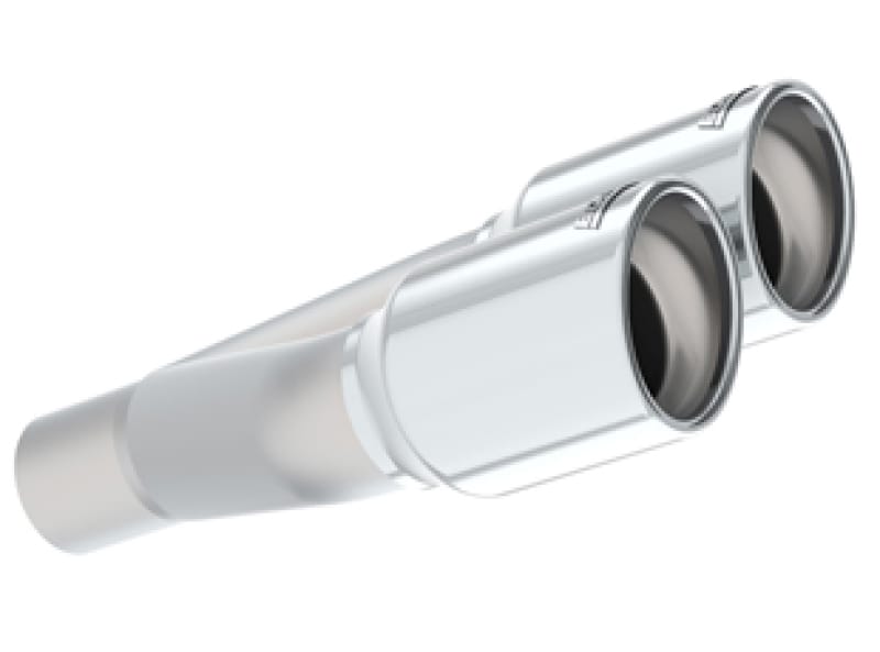 Borla — Borla Universal Polished Tip Dual Round Rolled Angle-Cut (inlet 2in. Outlet 3in) *NO Returns*
ExhstTailPipeTip
Tip - Dual Round
