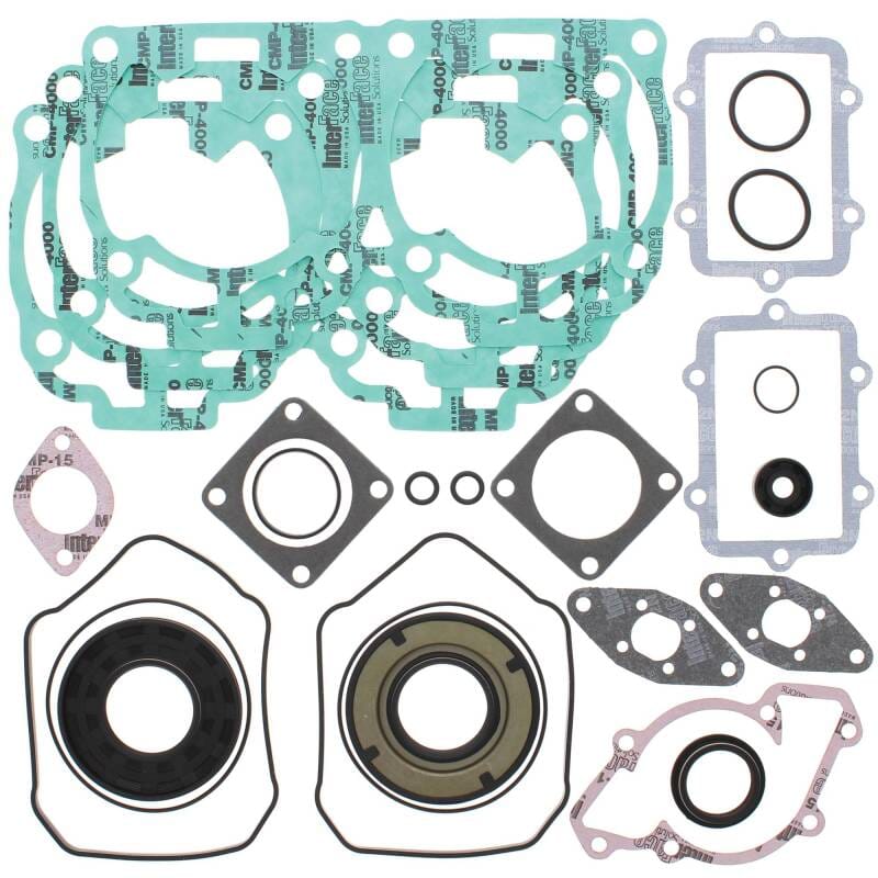 Vertex Pistons — Vertex Gaskets 2002 Ski-Doo Grand Touring 800 Complete Gasket Kit w/ Oil Seals