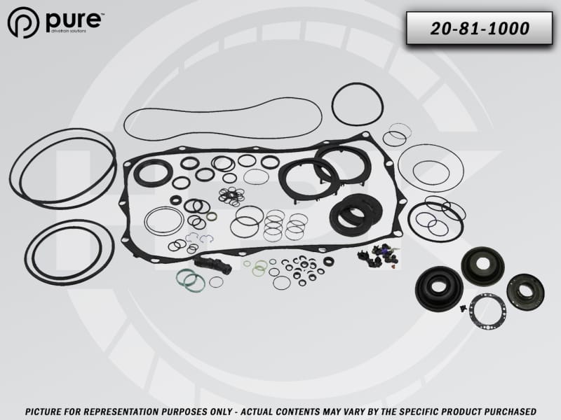 Pure Drivetrain Solutions — Pure Drivetrain 8HP80 High Performance Transmission Master Seal Kit - RWD