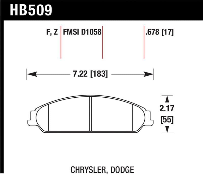 Hawk Performance — Performance Ceramic Disc Brake Pad