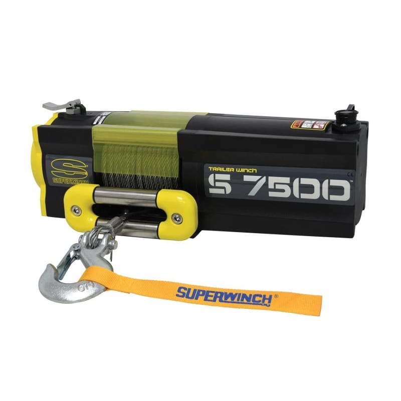 Superwinch — Superwinch 7500 LBS 12V DC 5/16in x 54ft Steel Rope S7500 Winch
Winch