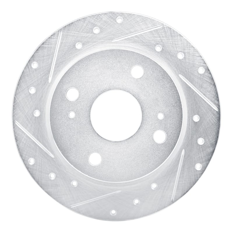 R1 Concepts — R1 79-81 Toyota Celica Rear Left Drilled & Slotted Silver Brake Rotor
R1 Brake Rotor Drill