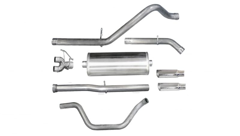 CORSA Performance — Corsa 2011-2013 Chevrolet Silverado Crew Cab/Short Bed 1500 6.2L V8 Polished Sport Cat-Back Exhaust
Exhaust